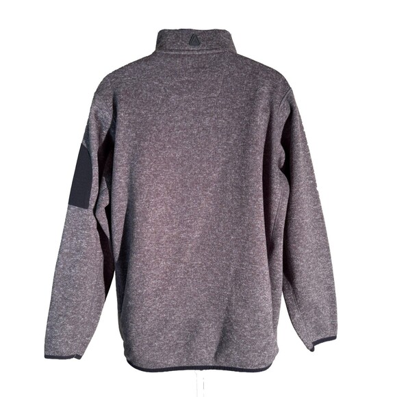 Antigua Kansas City Chiefs Long Sleeve 1/2 Zip Fleece Gray XL - Picture 3 of 5